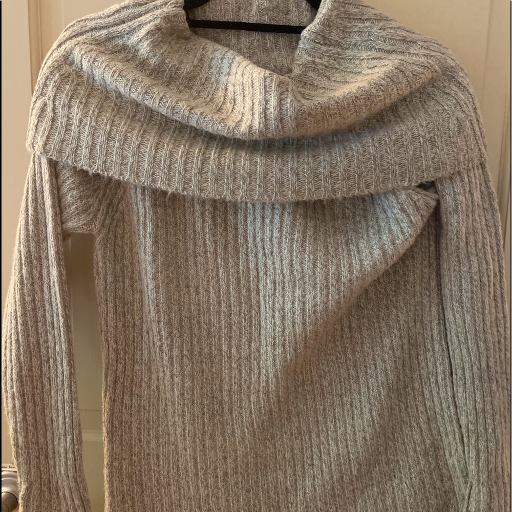 Oversized Knit Off the Shoulder Sweater